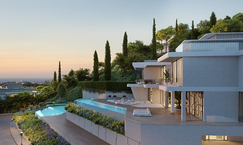Tierra Viva brings automotive-inspired luxury to Benahavis. This 7,824 sq. ft. off-plan villa features 4 bedrooms, 4 bathrooms, and a futuristic design echoing Lamborghini’s elegance. Perfect for high-net-worth buyers seeking exclusivity on the Costa del Sol. Key Features : Iconic Design : Curved lines and carbon fiber accents. Indoor-Outdoor Living : Expansive terraces with sea views. Amenities : Private pool, home theater, wine cellar.